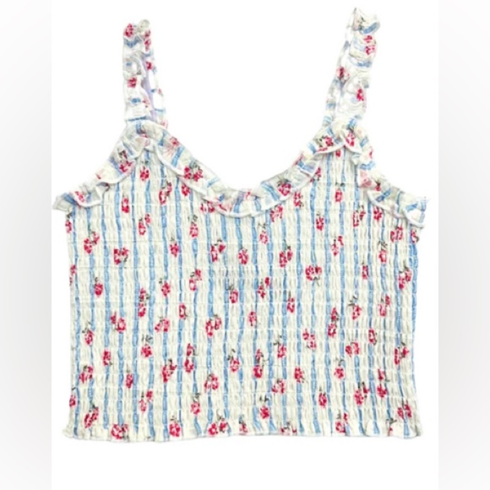 KatieJ NYC Tween Petunia Stripe Shari Top